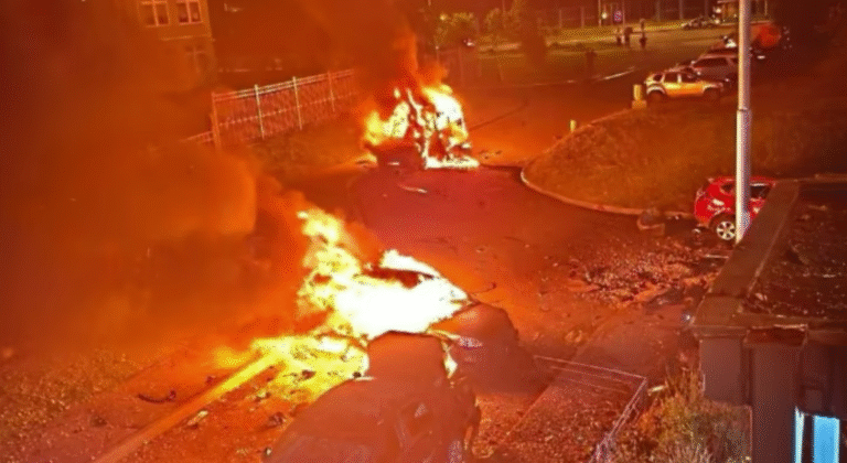 Вночі дрони атакували Москву і Підмосковʼя: деталі (відео)