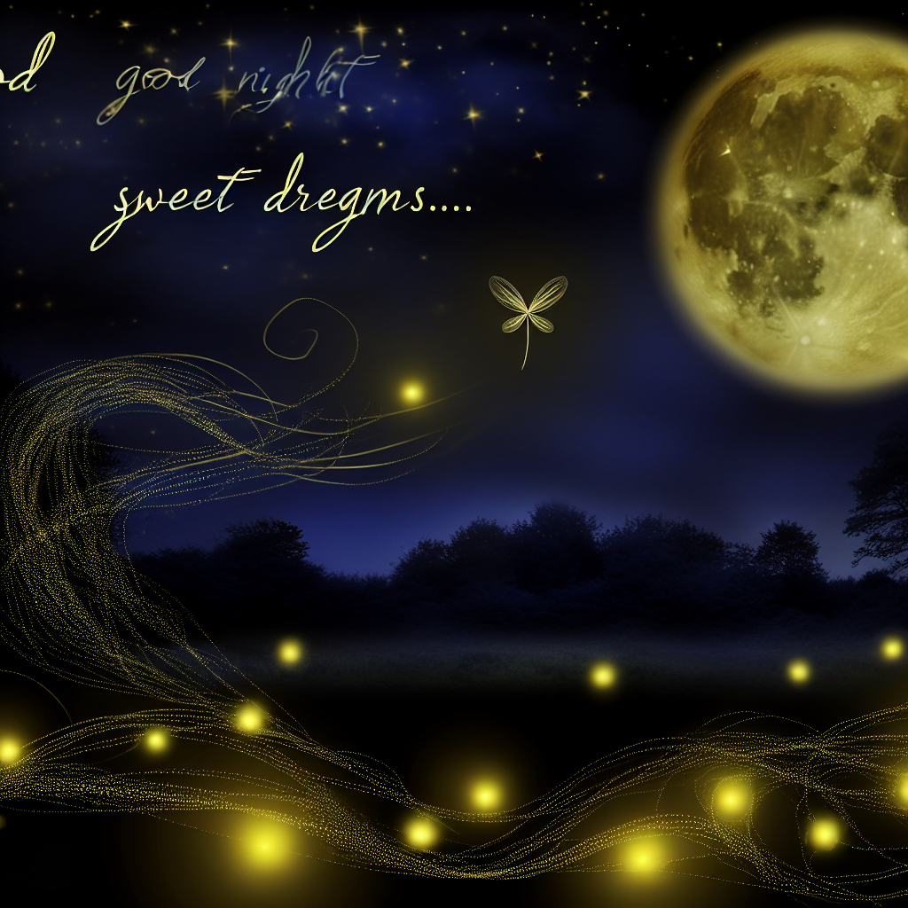побажання доброї ночі солодких снів