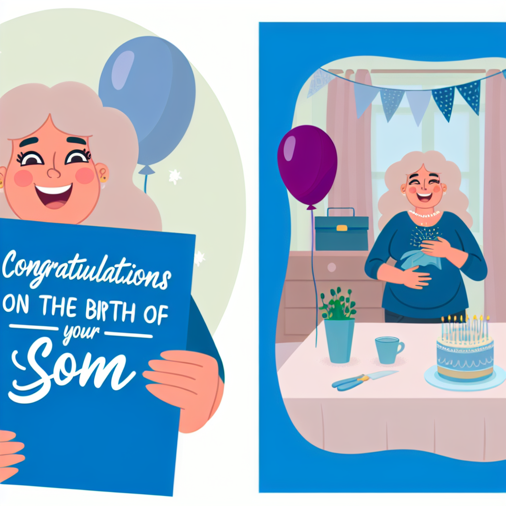 привітання сестрі з народженням сина