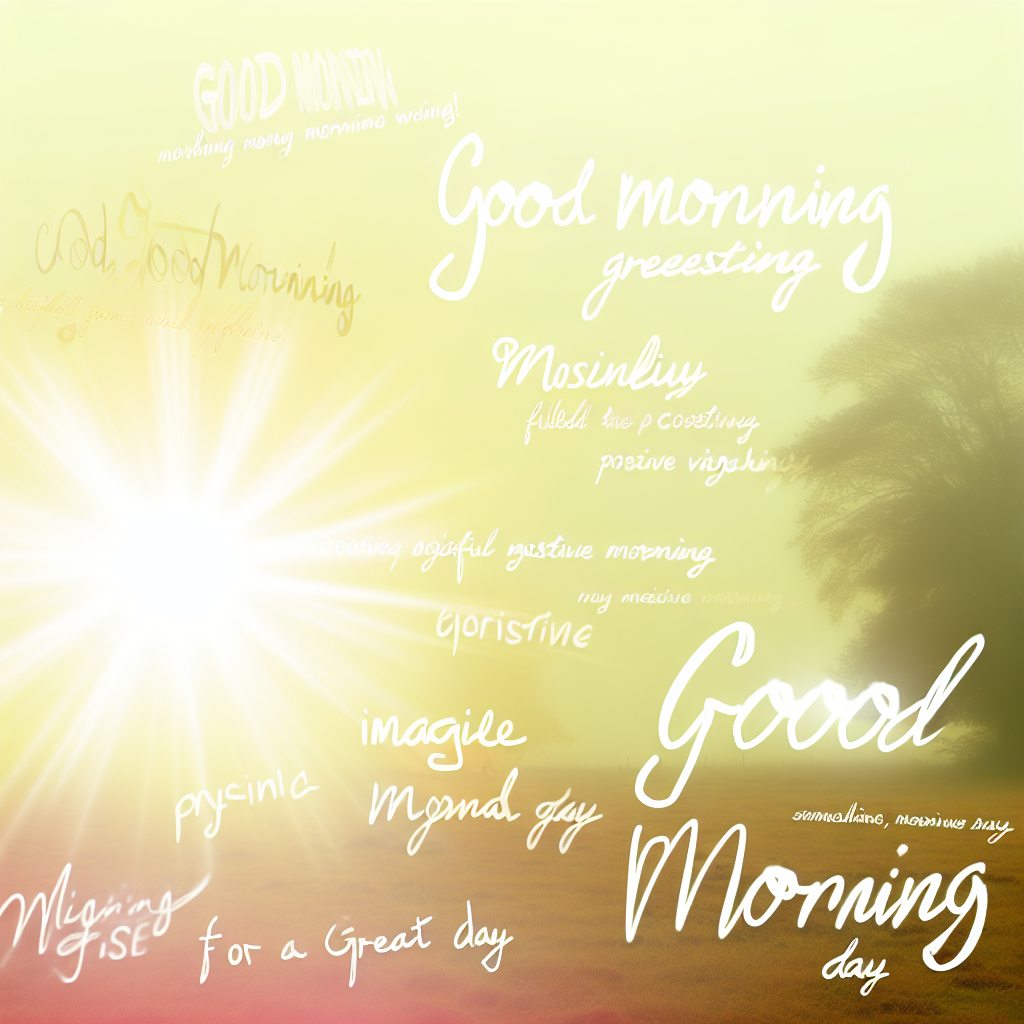 гарне привітання з добрим ранком своїми словами