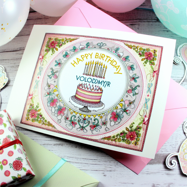 Привітання з днем народження Володимира: Найкращі ідеї та побажання для залишення незабутнього враження!