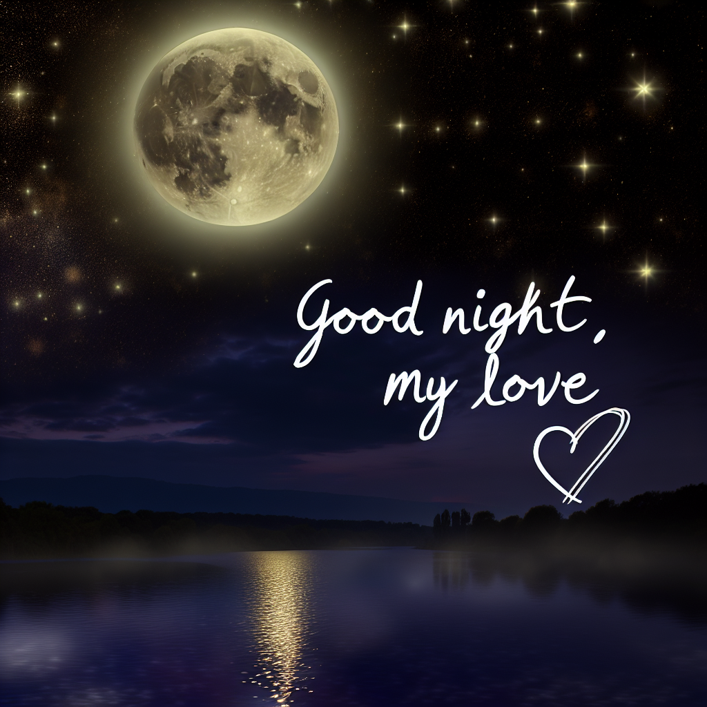 побажання доброї ночі коханому
