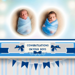 привітання з народженням синочків