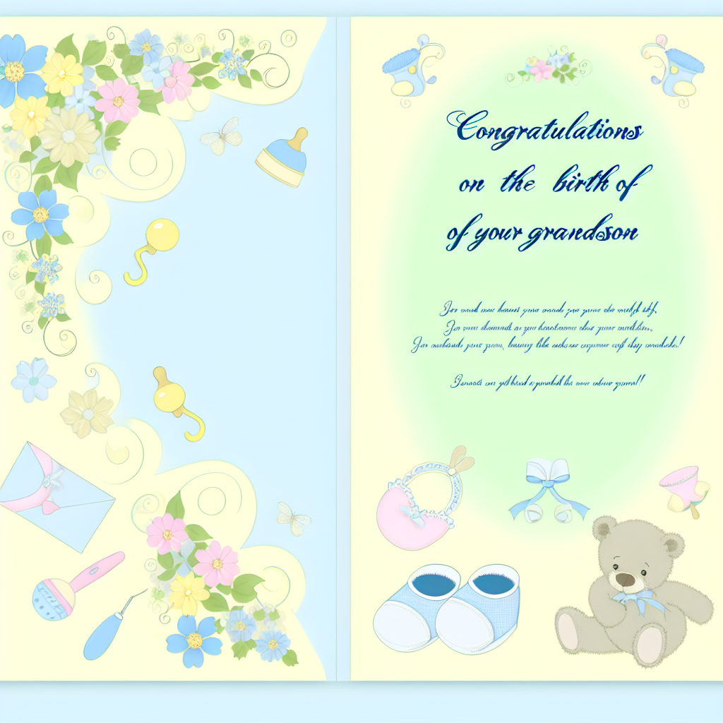 віршовані привітання з народженням онука