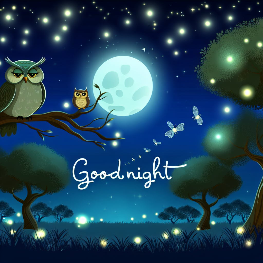 побажання доброї ночі своїми словами