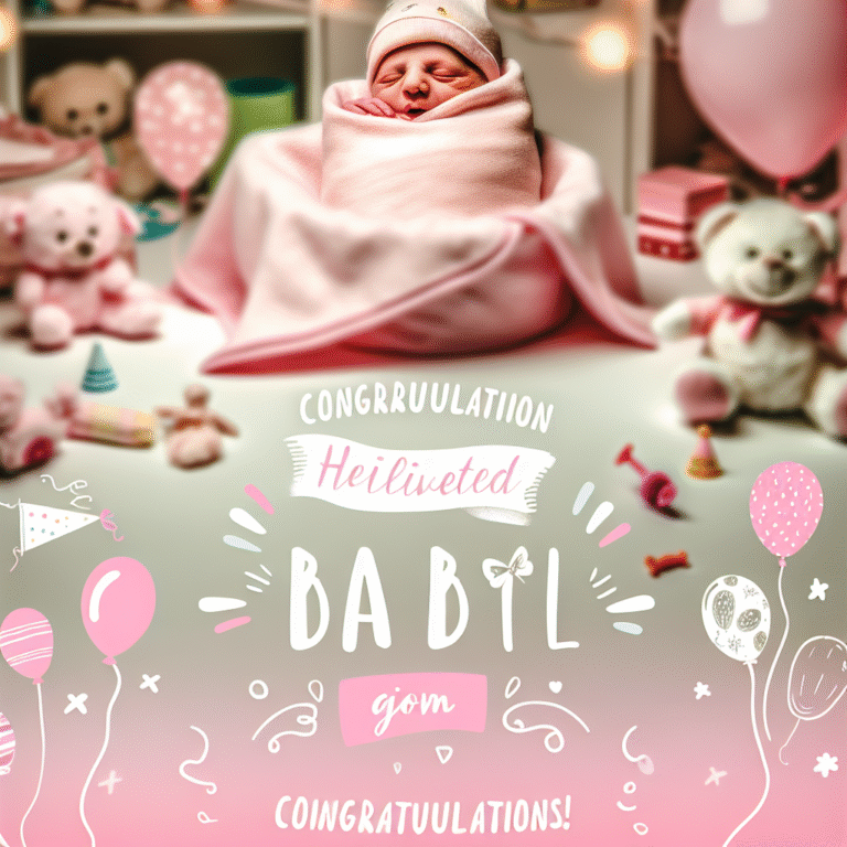 Привітання подрузі з народженням донечки: Як щиро і творчо побажати щастя малечі та її родині