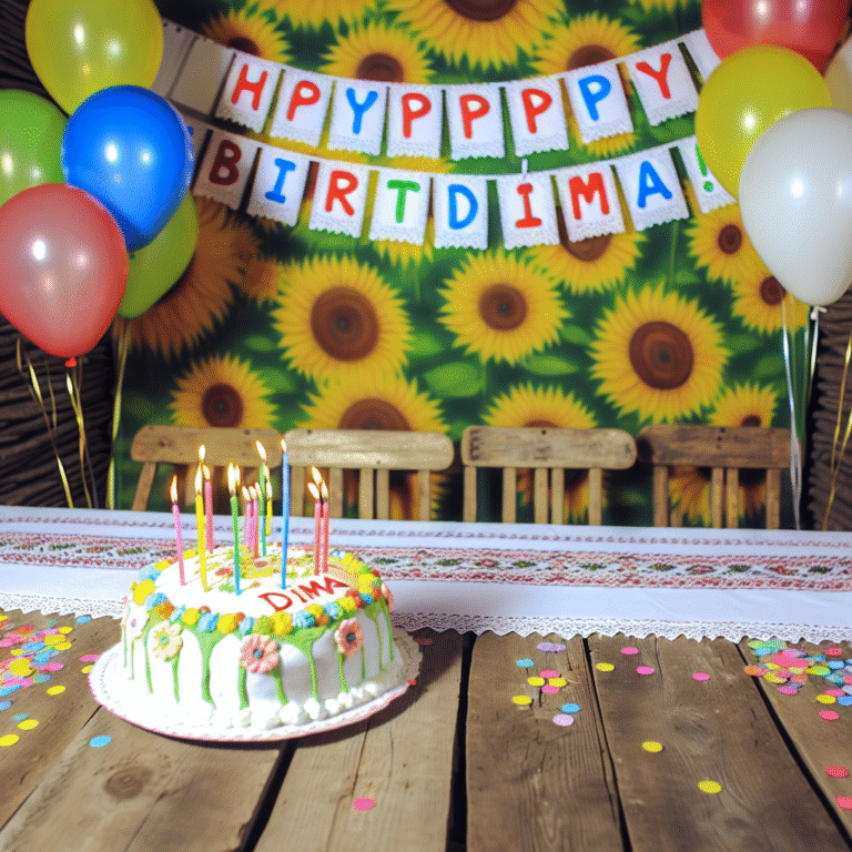 Привітання з днем народження Діма: найкращі ідеї для святкового настрою