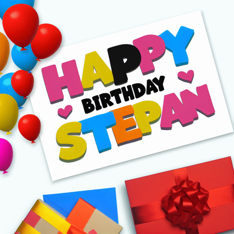 Привітання з днем народження Степана: найкращі ідеї та вітання для особливого святкування!