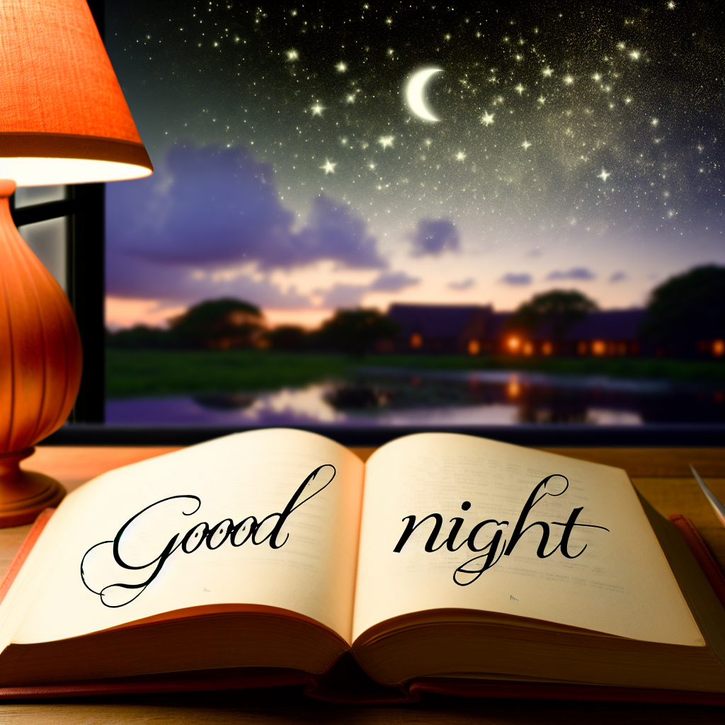 побажання доброї ночі в прозі