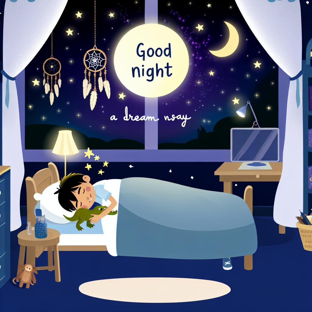 побажання доброї ночі хлопцеві