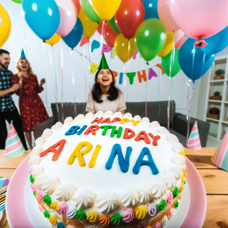 Привітання з днем народження Аріна: 10 креативних ідей для святкового привітання!