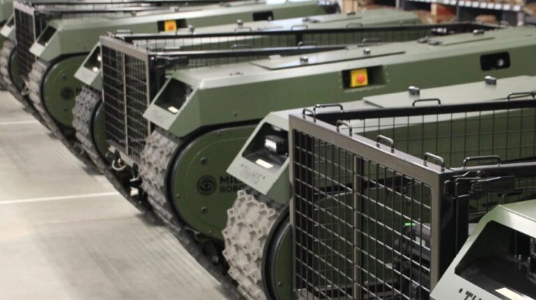 Україна отримає від естонської компанії понад 150 наземних роботів THeMIS
