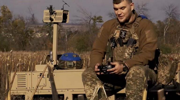 Наземний дрон евакуював двох поранених воїнів 63 бригади, які потрапили під ворожі дрони