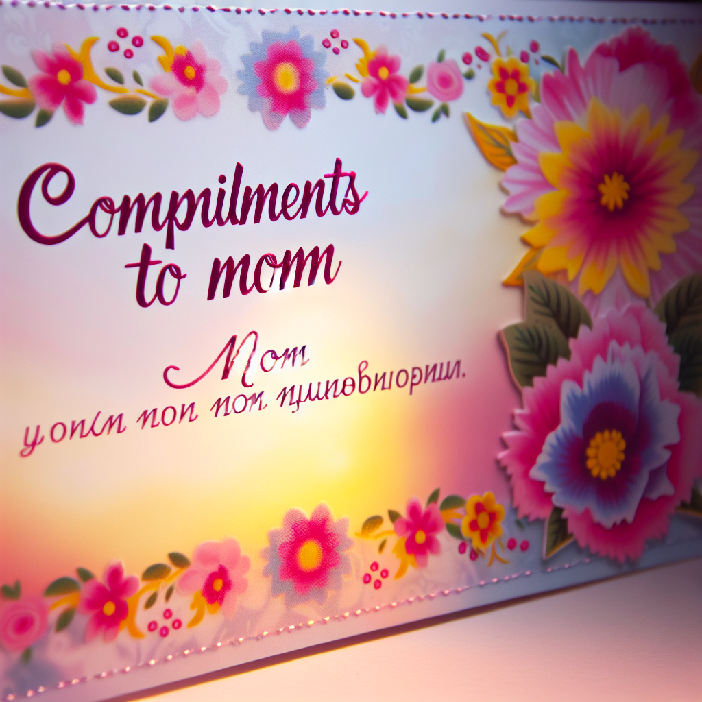 компліменти мамі українською