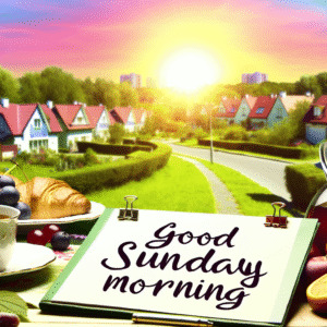 привітання з добрим ранком неділі