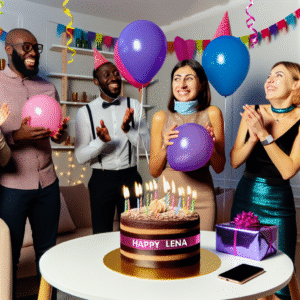 привітання з днем народження лена