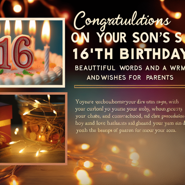 Привітання батькам з 16-річчям сина: красиві слова та теплі побажання для батьків