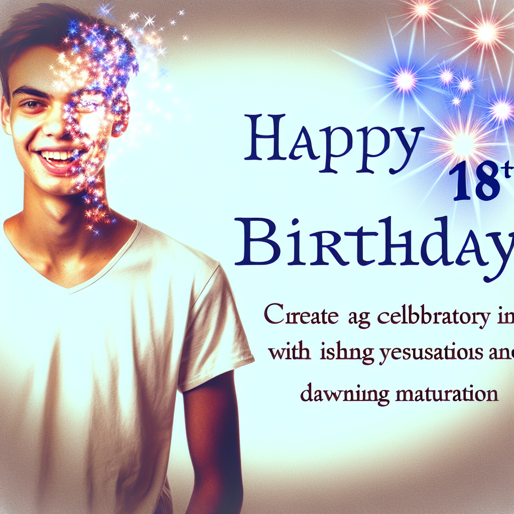 привітання з 18-річчям хлопцю у віршах