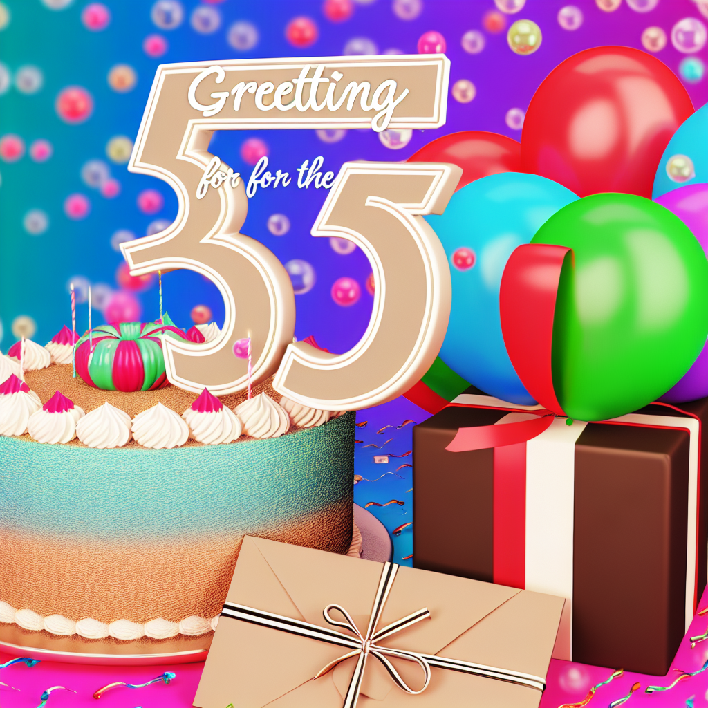 привітання з 35-річчям своїми словами поздравок