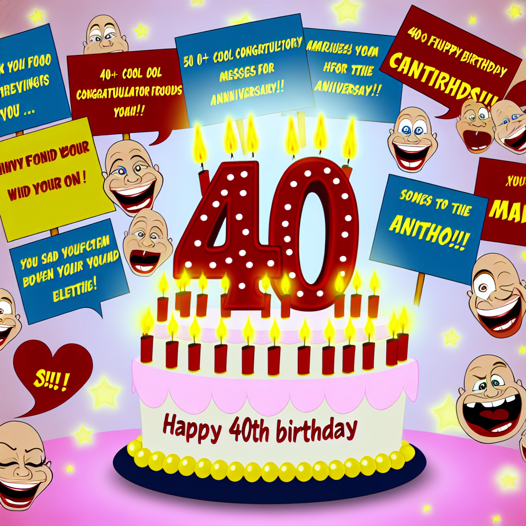 смішні привітання з 40-річчям жінці