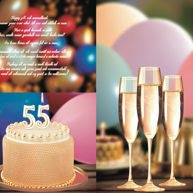 Привітання з 55-річчям чоловіку в прозі: теплі та щирі слова для юбіляра