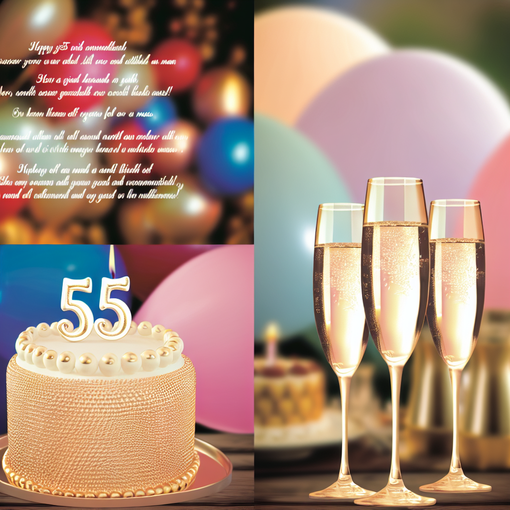привітання з 55-річчям мужчині в прозі