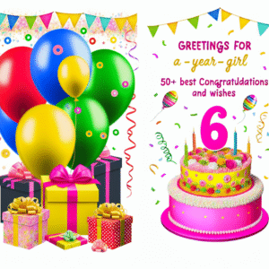 привітання з 6-річчям дівчинці