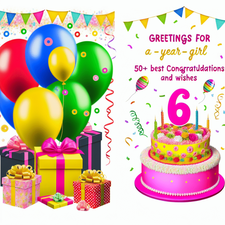 Привітання з 6-річчям дівчинці: 50+ найкращих поздоровлень та побажань