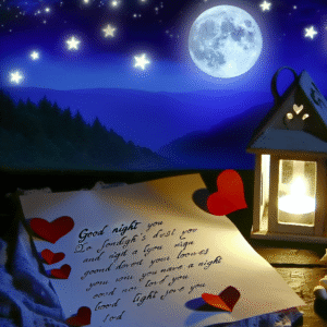 побажання доброї ночі коханій своїми словами