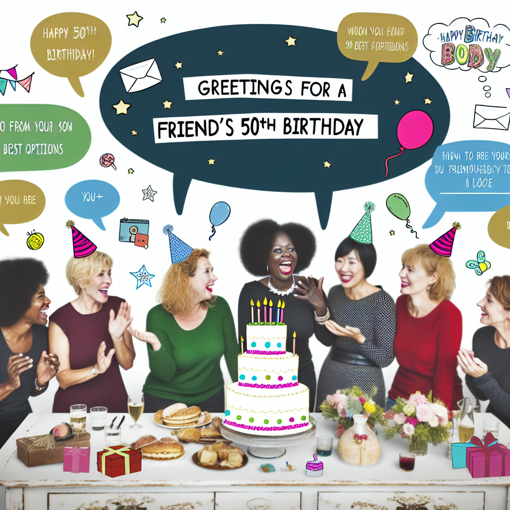 привітання з 50-річчям подрузі своїми словами