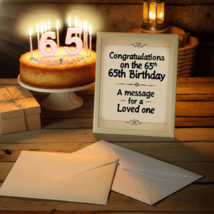 привітання з 65-річчям чоловіку своїми словами