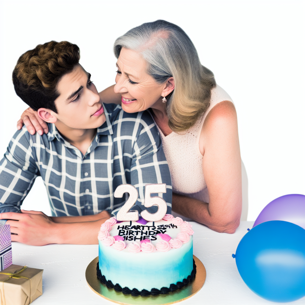 привітання з 25-річчям сину від мами