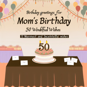 привітання з 50-річчям мамі своїми словами