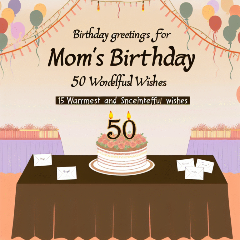 Привітання з 50-річчям мамі своїми словами: 15 найтепліших та щирих побажань