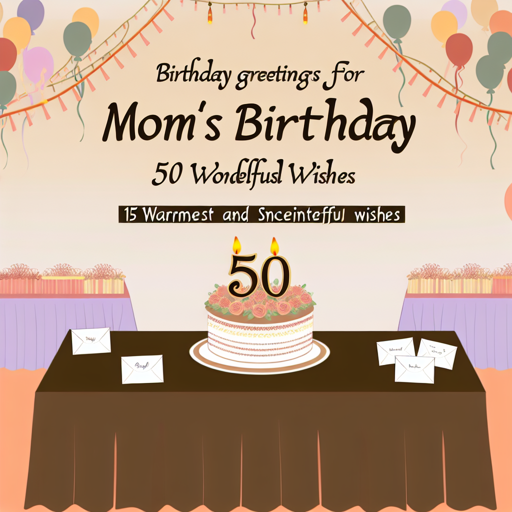привітання з 50-річчям мамі своїми словами