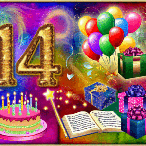 привітання з 14 річчям дівчинці