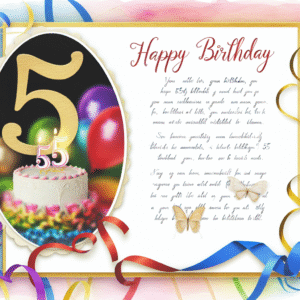 привітання з 55-річчям жінці