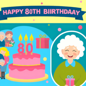 привітання з 80-річчям мамі бабусі
