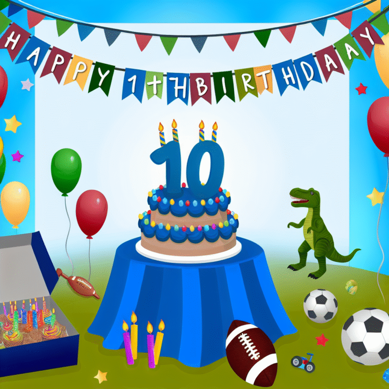 Привітання з 10 річчям хлопчика: найкращі побажання та ідеї для святкування дня народження