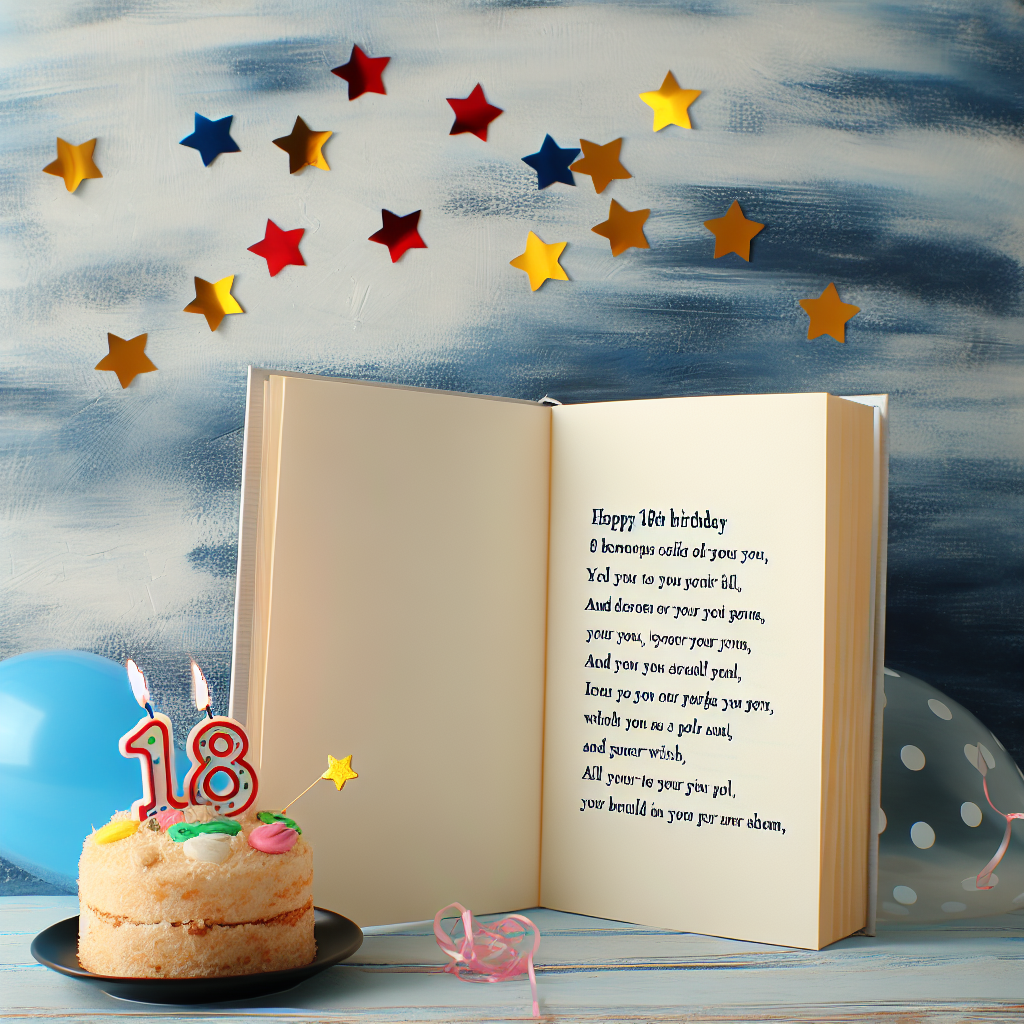 привітання з 18-річчям вірш