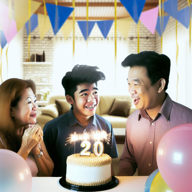 Привітання батькам з 20-річчям сина: тепле послання для особливого дня