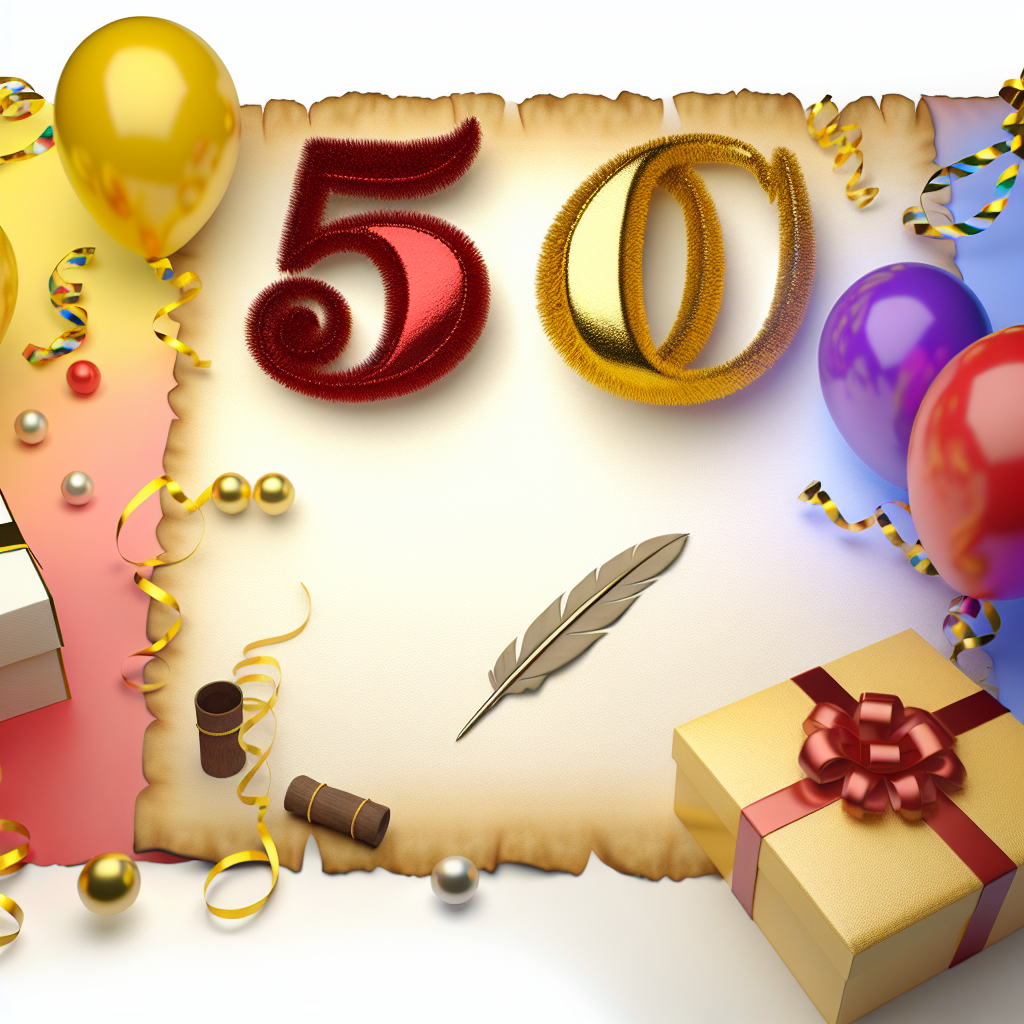 привітання з 50-річчям жінці