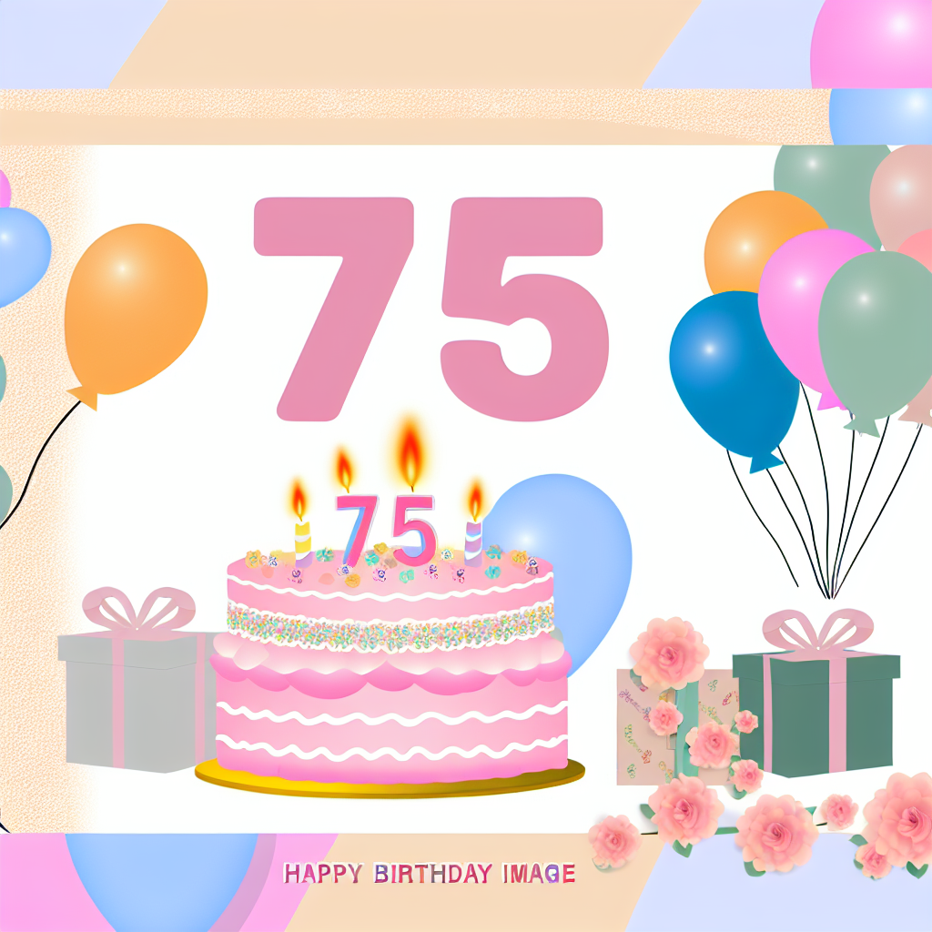 привітання з 75-річчям жінці