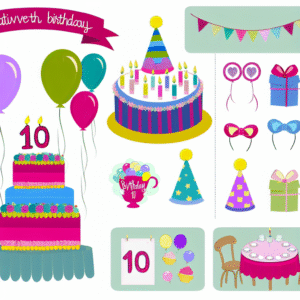 привітання з 10 річчям дівчинці