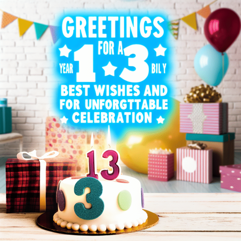 Привітання з 13-річчям хлопцеві: найкращі побажання та поради для незабутнього святкування