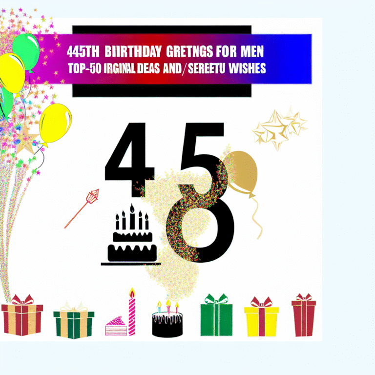 Привітання з 45-річчям чоловікові своїми словами: ТОП-50 оригінальних ідей та щирих побажань