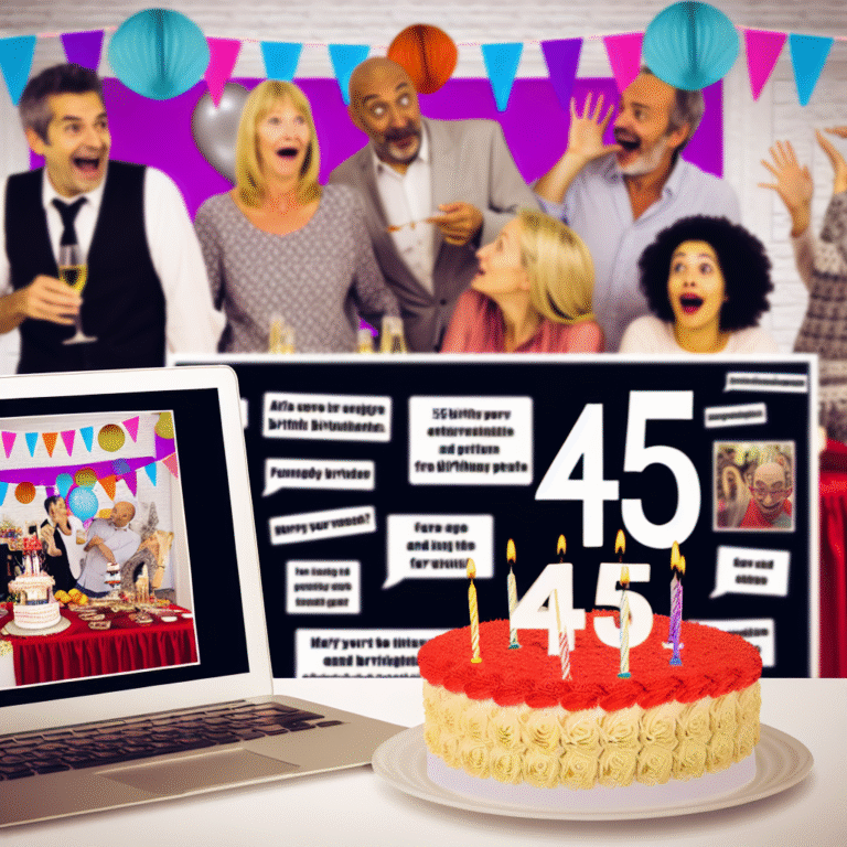 Привітання з 45-річчям прикольні: 50+ кумедних та оригінальних текстів для іменинника