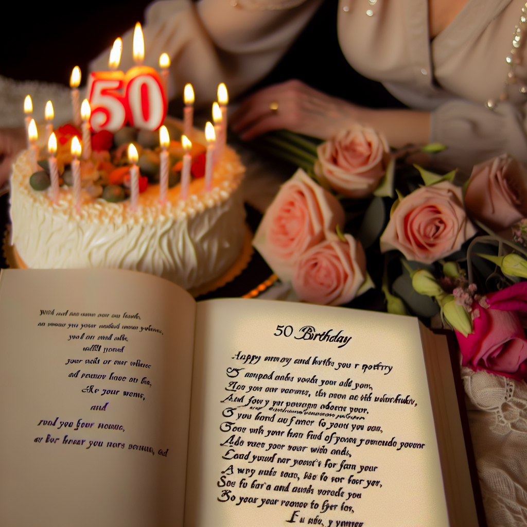 привітання з 50-річчям жінці у віршах
