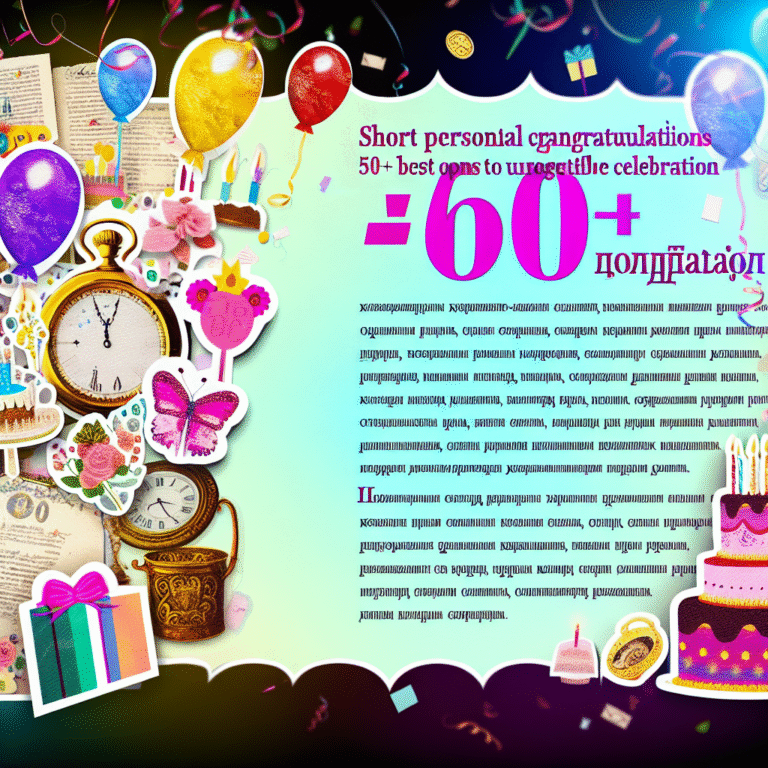 Привітання з 60-річчям своїми словами короткі: 50+ найкращих варіантів для незабутнього святкування