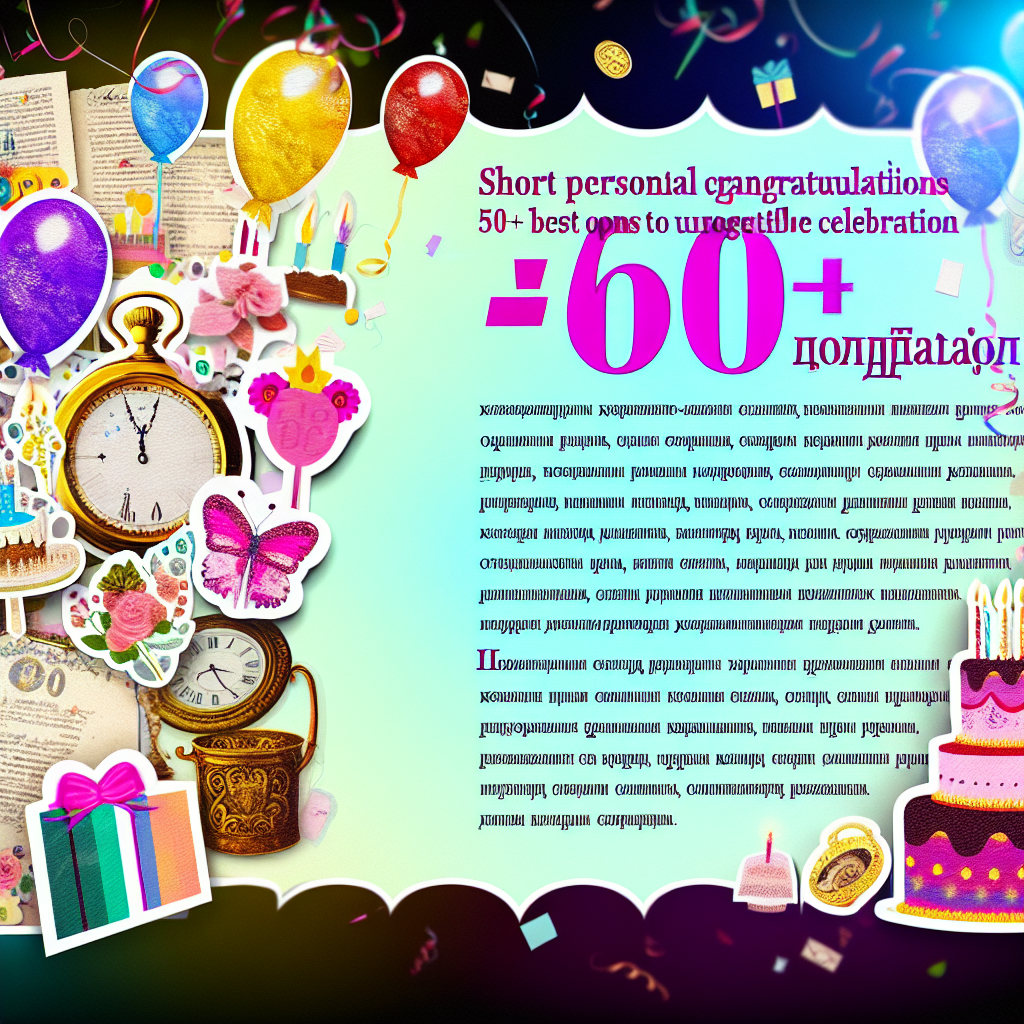 привітання з 60-річчям своїми словами короткі